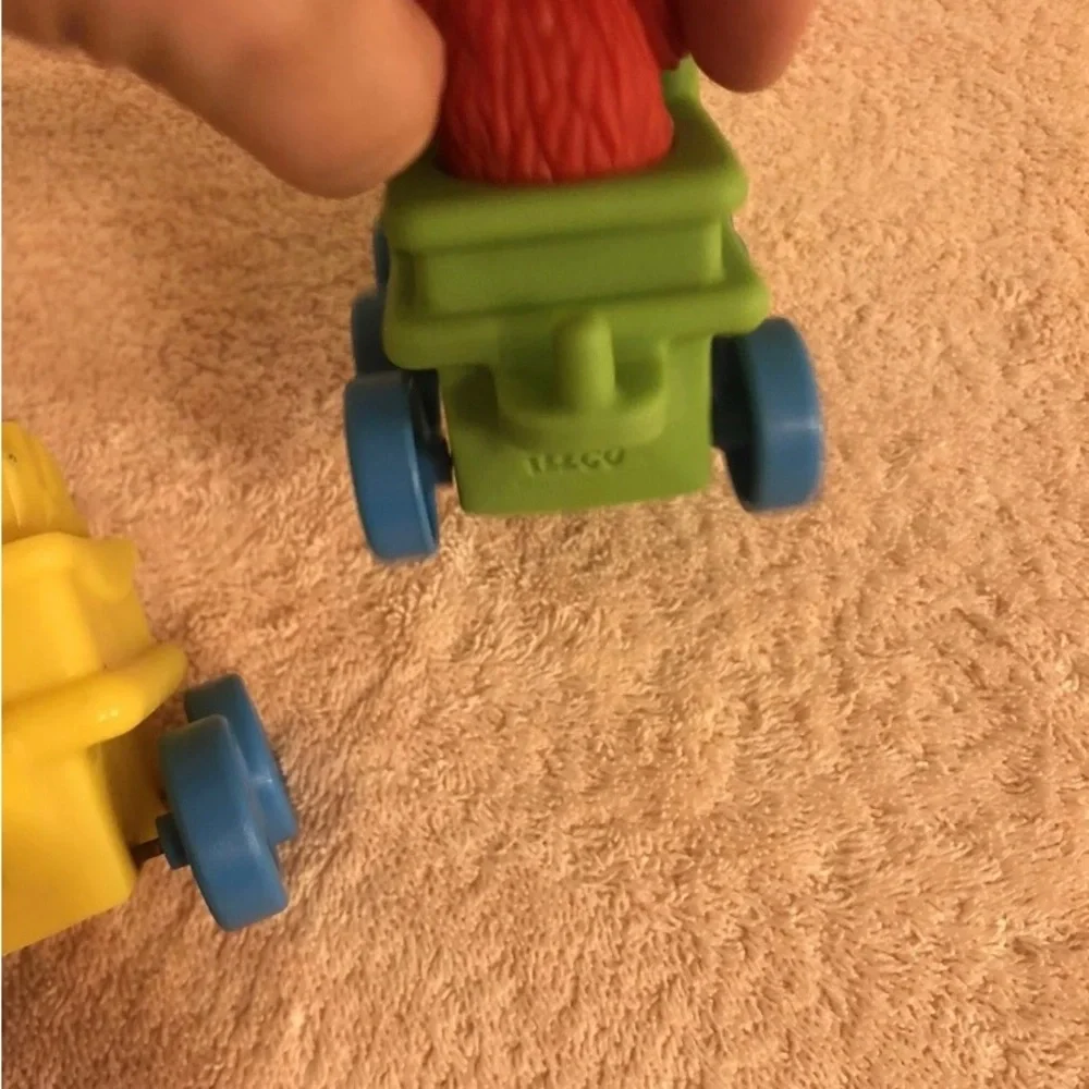 Illco Sesame Street Elmo Soft Train 3 Piece Set
